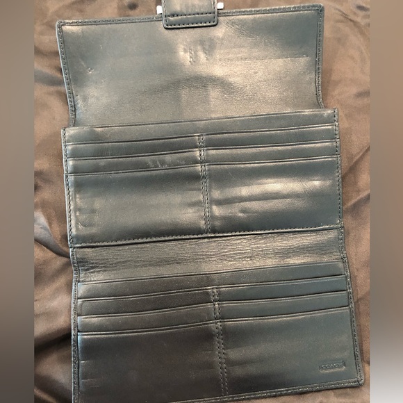 Leather Coach wallet - Picture 3 of 4